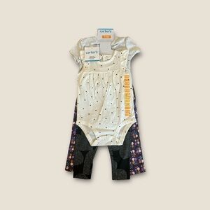 Carter's Baby Girl 4-Piece Set- MULTICOLOR, 9-12 Month New With Tags